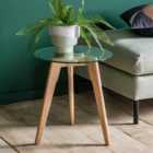 Gallery Direct Columbia Round Side Table Black 450X450X500Mm