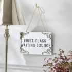 First Class Hanging Sign