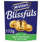 McVitie's Blissfuls Belgian Milk Chocolate & Hazelnut Biscuits 172g