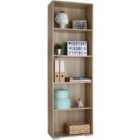 Lexi Bookcase With 5 Shelves - Brown