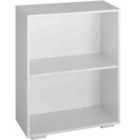 Lexi 2 Shelf Bookcase - White