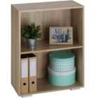 Lexi Bookcase With 2 Shelves - Brown