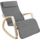 Onda Rocking Chair - Light Grey