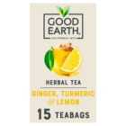 Good Earth Tea Lemon, Ginger & Turmeric 15's 42g