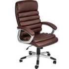 Paul Office Syntheic Leather Chair - Brown
