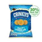 Jacob's Crinklys Salt & Vinegar Snacks Share Bag 150g