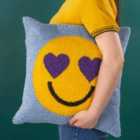 Heya Home Smile Polyester Filled Cushion Purple Power