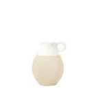 Frampton Glazed White Ceramic Jug Vase