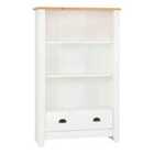 Seconique Ludlow Bookcase - White/Oak Effect