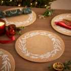 Set of 4 Spruce Cones Cork Placemats