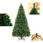 7ft Christmas Tree With 1000 Tips & Metal Stand Xmas Decor