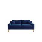 Out & Out Original George 2 Seater Sofa - Plush Blue