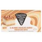 English Cheesecake Company Blonde Choc Cheesecake Bites, 2x34g
