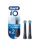 Oral-B Io Ultimate Clean Black Refill Heads 2 per pack