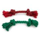Petface Rope Knots Christmas Dog Toy 2 per pack