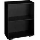Lexi Bookcase With 2 Shelves - Black
