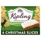 Mr Kipling Christmas Cake Slices 6 per pack