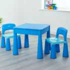 Liberty House Toys Blue Kids 5-in-1 Activity Table and Chairs