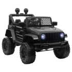 Kids Black Electric Off-Road Ride On Car Toy Truck Truck Off-road Toy Black