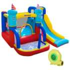 Outsunny 4-in-1 Sailboat Bouncy Castle