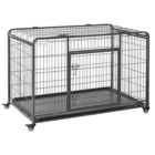 PawHut 125 x 76 x 81cm Metal Dog Cage Kennel