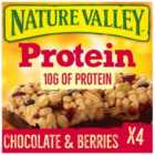Nature Valley Protein Chocolate & Berries Cereal Bars 4 x 40g
