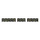 Gold & Black Happy New Year Pennant Banner