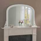 Yearn Classic Overmantle Mirror White 122(w)x77Cm(h)