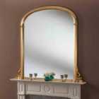 Yearn Oversized Overmantle Mirror Gold 127X127Cm