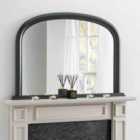 Yearn Contemporary Overmantle Mirror Black 112(w)x77Cm(h)