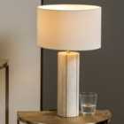 Venetia Tall White & Gold Table Lamp
