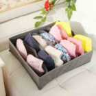 Living and Home 3 Packs Underwear Drawer Organizer Storage Box Bra Tidy Socks Ties Draw Divider