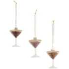 M&S Martini Glass Christmas Tree Decorations 3 per pack