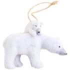 M&S Polar Bear and Cub Christmas Tree Decoration