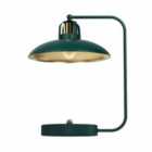Milagro Table Lamp Felix Green/Gold 1Xe27