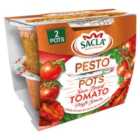 Sacla' Sun Dried Tomato Pesto Pots 2 x 45g
