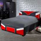 XRocker Cerberus Mkii Ottoman Gaming Bed Small Double 4' Red