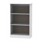 Ready Assembled Camden Bookcase In White Gloss