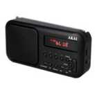 Akai Compact Pocket Fm Radio Black