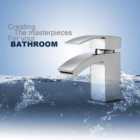 BATHWEST Waterfall Basin Sink Mixer Taps Monobloc Chrome Bathroom Taps Mixer Single Lever