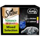 Sheba Nature’s Collection Cat Trays Mixed Selection in Gravy 8 x 85g