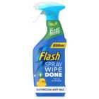 Flash Spray Wipe Done Bathroom Anti-Bacterial Multi Purpose Cleaning Spray 800ml