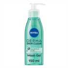 Nivea Derma Skin Clear Face Wash Gel 150ml