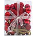 Living and Home Red Baubles 30 Pack