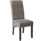 Elegant Dining Chair With Ergonomic Seat Shape - Grey