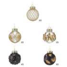 Living and Home Multicolour Christmas Baubles 25 Pack