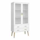 Pavona Display Cabinet, Pure White