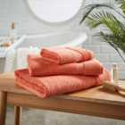 Burnt Orange Luxury Organic Cotton Towel