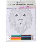 Art Studio Colour By Numbers A4 Sheets Kit
