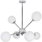 Astrid Silver 6 Light Ceiling Fitting
